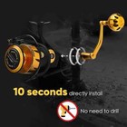 Gomexus Power Handle 75mm For Penn Slammer Spinfisher Vi Vii 5500-6500 Reel