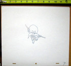 1980 s Yosemite Sam Warner Brothers Original Production Cel Drawing Hat Guns