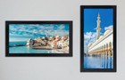 4x9 Picture Frame In Black Photo Frame With Plexiglass Horizontal And Vertical 