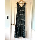 Yfb Young Fabulous   Broke Tie Dye Tiered Boho Rayon Maxi Dress M