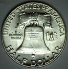1956 Franklin Silver Half Dollar 50c Us Coin Uncirculated Philadelphia Mint