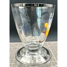 Antique Hand Blown And Painted Small Liquor Glass Golfer Smoking Pipe  2