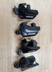 Set X 4 Yakima Lowrider Roof Rack Raised Side Rails Roundbar Towers - No Locks