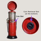 Vintage 13  Gas Pump Piggy Bank Red Skychief Retro Gasoline Pump Coin Bank