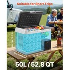 12 Volt Car Refrigerator Portable Freezer 52 8qt Electric Cooler For Camping