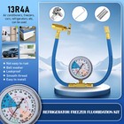 Bpv31 Bullet Piercing Tap Valve Kits For Home Use Refrigerator W  Pressure Gauge