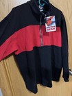 Marlboro Unlimited Half Zip Pullover Sweater Jacket Shirt Medium 90s Vintage
