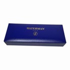 Waterman Hemisphere Ballpoint Pen Marbled Red Gold Trim W  Box  Working