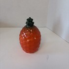 Vintage 1930s 1940s Hazel Atlas Pineapple Milk Glass Jar   Lid Kix Cereal Promo