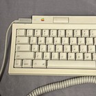 Vintage Apple Keyboard Ii M0487 W  Cord And A9m0331 Untested One Stuck Key