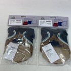 2x Usg Fly Veil Cotton Ear Protection For Horses New Dark Brown Light Blue White