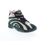 Reebok Shaqnosis X Brain Dead Mens Green Suede Athletic Basketball Shoes