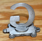Fort Pewter - Lasting Expressions Pewter Train Car G   Raised  Rail Bed
