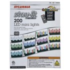 Sylvania Stay Lit Platinum 200 Led Mini Lights - 12 Color Options - 66 Ft - New