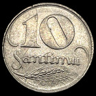 1922 Latvia 10 Santimi Km  4  Lot C12-97