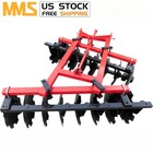 5ft 3 Point Notched Disc Harrow Plow Attachment For Cat 1 Tractor Disc Plow