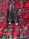 Vintage Ice Skates Black Size Kids 12 Winter  Home Decoration Good Condition