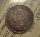 Canada Victoria 1885 Sm 5  5 5 Silver Five Cents - Iccs Vf-20
