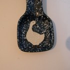 Otagiri Spackled Goose 9  Ceramic Spoon Rest Blue White Goose Geese Theme