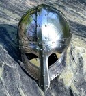 Medieval Viking Helmet Knight Steel Helmet With Leather Liner Armor Helmet
