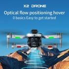 8k Dual Camera Fpv Drone With 4 3  Screen Remote Brushless Foldable Quadcopter