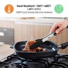 Premium Stainless Steel Locking Kitchen Tongs With Silicon Tips  Set Of 2-9  And