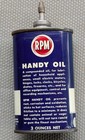 Vintage Rpm 3oz Oval Lead Top Oil Can - Handy Oiler Tin Nos Unopened