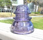 Great Purple Cd 154 Whitall Tatum Hoopskirt Style Glass Insulator  m 