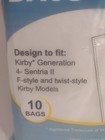 10 Pack Hepa Vacuum Bags Style F For Kirby Generation Sentria Ll Twist-style