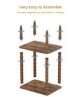 Small Narrow Side Table  Vintage End Table - Skinny Bedside Nightstand For Small