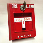Simplex 2099-9784 Addressable Fire Alarm Pull Station   Key  Rare Legacy Model