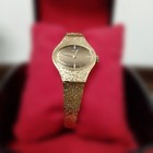  rare  Seiko Antique Manual Winding Working 21 Jewels Brown Dial Ladies Watch