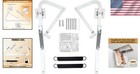 Heavy Duty Galvanized Attic Ladder Hinge Arms