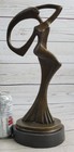 Signed Original Milo Abstract Modern Art Female Bronze Sculpture Statue Figurine