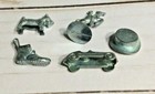 Lot Of 5 Classic Monopoly Pewter Replacement Game Pieces 