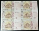 Ukraine  1 10 Of Uncut Sheet - 2 Hryven 2018 X 6 Pcs  P-117a sign  Smolii  Unc