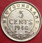 1940 Newfoundland 5 Cents - Ef - Lot 7093