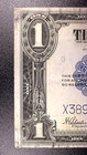 1923  1 Silver Certificate     Horse Blanket     Over-inking Error     Fine   very Fine