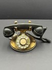 Antique Western Electric D1 Rotary Dial Telephone Brass Finish Phone Original