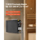 Uimoso 7 5kw Steam Generator Self-draining Sauna Bath Home Spa Shower Controller