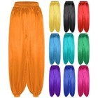 Womens Sweatpants Theme Party Bloomers Solid Color Pants Indian Trousers Loose