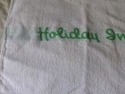 Vintage Holiday Inn Towel Green Stripe 1970 s Also Vintage Directory 63-64