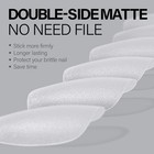 Short Coffin Nail Tips Soft Full Cover L Nail Tip Matte Pre-filed