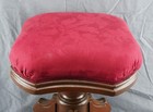 Antique 1873 Geo  W  Archer Victorian Adjustable Piano organ Walnut Wood Stool