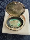 Estee Lauder Vintage Collectible Cameo Youth Dew Solid Perfume Compact With Box
