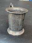 Antique Victorian Baby Christening Cup Webster Silver Plate Engraved Helen Mono