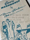 Vintage 1950s Twa Airlines Basic Wardrobes Travel Advisor Booklet Barr Co Bureau