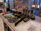 Vintage Artin Double Loops Dare Electric Road Racing Track- Complete  Not Tested
