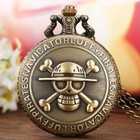 Antique Pocket Watch Chain Vintage Anime Pirate Quartz Movement Men s Watches