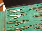 Vintage Drafting Set 17pc  In Case Drawing Instruments Made In Germany Vintage
